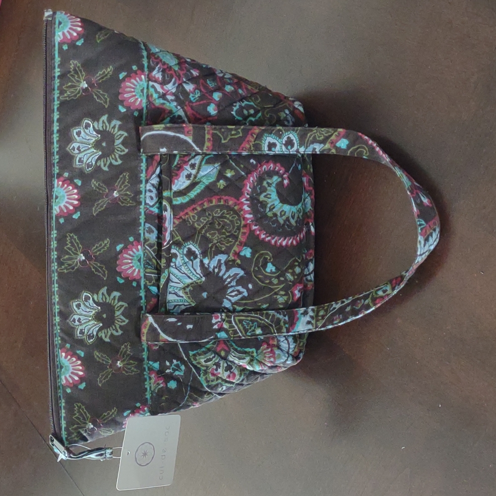 Cul-de-sac small tote, paisley, 15"X10"x4.5" NWT